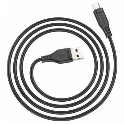 Кабель ACEFAST C3-09 USB to Micro 2,4A, 1.2m, TPE, TPE connectors, Black Кабель ACEFAST C3-09 USB to Micro 2,4A, 1.2m, TPE, TPE connectors, Black
