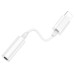 Кабель-перехiдник BOROFONE BV21 Genuine iP to 3.5 digital audio converter White Кабель-перехiдник BOROFONE BV21 Genuine iP to 3.5 digital audio converter White