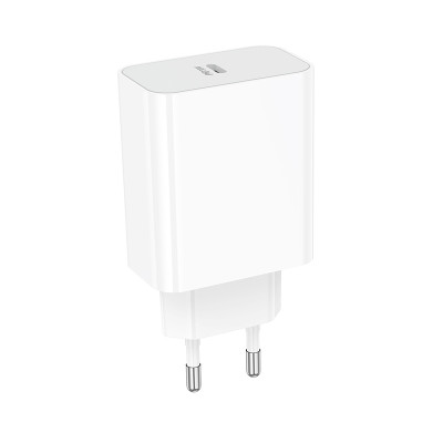 Мережевий зарядний пристрій BOROFONE BA107A Stellar single port PD30W charger (EU) White