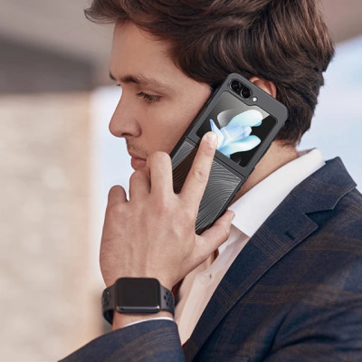 Чохол для смартфона DUX DUCIS Aimo for Samsung Flip 5 Black