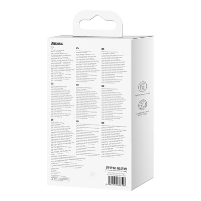 Мережевий зарядний пристрій з кабелем Baseus GaN5 Pro Fast Charger 2C+U 65W EU Black(Baseus Xiaobai charging Cable Type-C to Type-C 100W) Мережевий зарядний пристрій з кабелем Baseus GaN5 Pro Fast Charger 2C+U 65W EU Black(Baseus Xiaobai charging Cable Type-C to Type-C 100W)