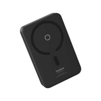 Зовнішній акумулятор Baseus MagPro Magnetic Bracket Wireless Fast-Charging Power Bank 5000mAh 20W Stellar White(with Simply Series Charging Cable Type