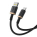 Кабель Baseus Dura Series Fast Charging Cable USB to Type-C 60W 1m Gold+Black Кабель Baseus Dura Series Fast Charging Cable USB to Type-C 60W 1m Gold+Black