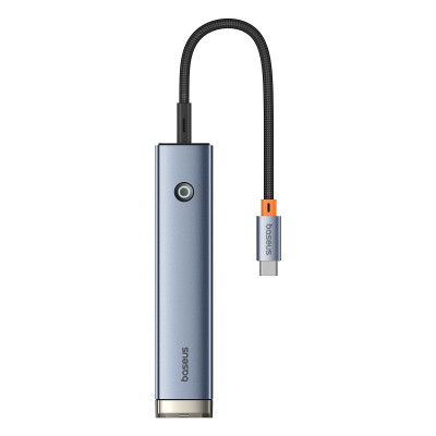 USB-хаб Baseus UltraJoy Series 5-Port HUB AIR Space Grey(Type-C to HDMI4K@60Hz*1+USB3.0*2+PD*1+RJ45*1) USB-хаб Baseus UltraJoy Series 5-Port HUB AIR Space Grey(Type-C to HDMI4K@60Hz*1+USB3.0*2+PD*1+RJ45*1)