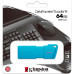 Флеш-накопичувач Kingston USB 3.2 DT Exodia M 64GB Aqua Blue Флеш-накопичувач Kingston USB 3.2 DT Exodia M 64GB Aqua Blue