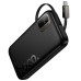 Зовнішній акумулятор HOCO Q51 Key PD20W power bank with telescopic cable(10000mAh) Black