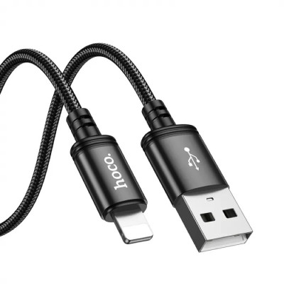 Кабель HOCO X91 Radiance charging data cable for iP(L=3M) Black Кабель HOCO X91 Radiance charging data cable for iP(L=3M) Black