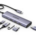 USB-хаб UGREEN CM511 USB-C To HDMI+3*USB 3.0 A+PD Power Converter