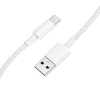 Кабель BOROFONE BX117 Source charging data cable Type-C White