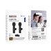 Бездротова мікрофонна система BOROFONE BFK16A Winner dual-mic (Lightning) Black