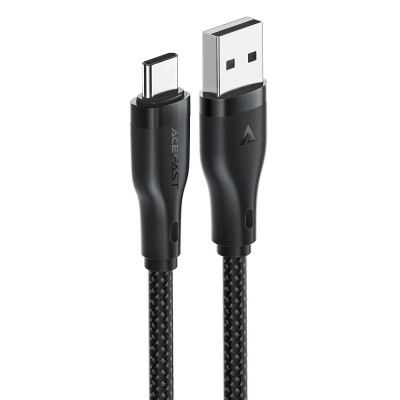 Кабель ACEFAST C8-04 USB-A to USB-C charging data cable 1.2 м Black Кабель ACEFAST C8-04 USB-A to USB-C charging data cable 1.2 м Black
