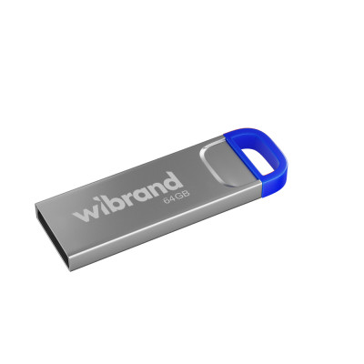 Флеш-накопичувач Wibrand USB 2.0 Falcon 64Gb Blue Флеш-накопичувач Wibrand USB 2.0 Falcon 64Gb Blue