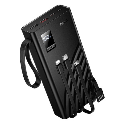 Зовнішній акумулятор Hoco J155 Shine 22.5W+PD20W+light 4-cable power bank(20000mAh)