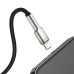 Кабель Baseus Cafule Series Metal Data Cable USB to IP 2.4A 1m Black