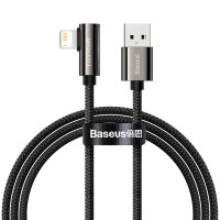 Кабель Baseus Legend Series Elbow Fast Charging Data Cable USB to iP 2.4A 2m Black Кабель Baseus Legend Series Elbow Fast Charging Data Cable USB to iP 2.4A 2m Black