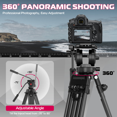 Штатив Ulanzi MT-81 Tripod (80-155cm) Black