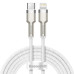 Кабель Baseus Cafule Series Metal Data Cable Type-C to iP PD 20W 2m White