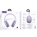 Бездротові накладні навушники HOCO W65 Happy BT headphones Purple