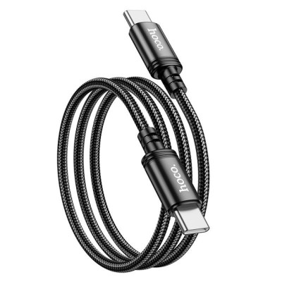 Кабель HOCO X89 Wind 60W charging data cable Type-C to Type-C Black Кабель HOCO X89 Wind 60W charging data cable Type-C to Type-C Black