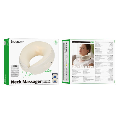 Масажер HOCO HP53 1200 mAh Neck massager Beige Масажер HOCO HP53 1200 mAh Neck massager Beige