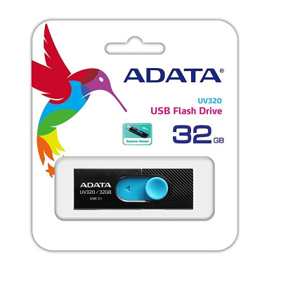 Флеш-накопитель ADATA USB 3.2 AUV 320 32Gb Black/Blue