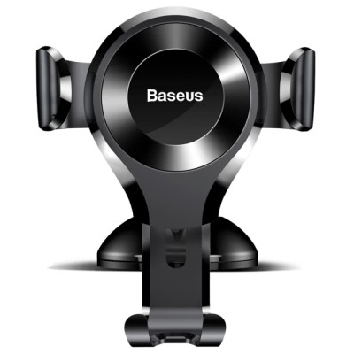 Автодержатель для телефона Baseus Osculum Type Gravity Car Mount Black