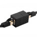 Сплітер UGREEN NW114 RJ45 Network Keystone Jack Inline Coupler Female to Female 1pcs (Black)(UGR-20390)