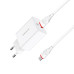 Мережевий зарядний пристрій з кабелем BOROFONE BA21A Long journey single port QC3.0 charger set(Micro) 18W White Мережевий зарядний пристрій з кабелем BOROFONE BA21A Long journey single port QC3.0 charger set(Micro) 18W White