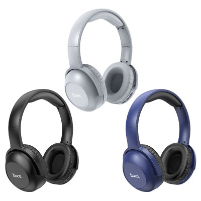 Бездротові накладні навушники HOCO W33 Art sount BT headset Blue