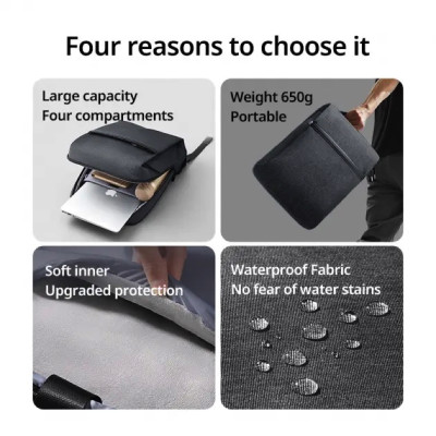 Рюкзак UGREEN LP664 Laptop Backpack B02 Dark Grey (Up to 15.6'')(UGR-90798)