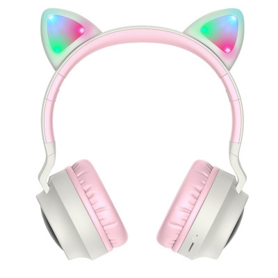 Бездротові накладні навушники HOCO W27 Cat ear wireless headphones Gray