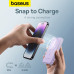 Зовнішній акумулятор Baseus Magnetic Mini Wireless Fast Charge Power Bank 5000mAh 20W Nebula Purple Зовнішній акумулятор Baseus Magnetic Mini Wireless Fast Charge Power Bank 5000mAh 20W Nebula Purple