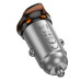 Автомобільний зарядний пристрій HOCO NZ16 Rigorous single port PD30W car charger Metal Grey