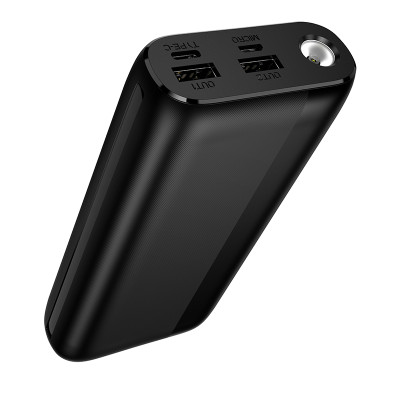 Зовнішній акумулятор BOROFONE BJ86 Victoria power bank(20000mAh) Black Зовнішній акумулятор BOROFONE BJ86 Victoria power bank(20000mAh) Black