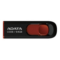 Флеш-накопичувач ADATA USB 2.0 C008 64Gb Black/Red
