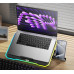 Підставка для ноутбука HOCO DH19 Cool RGB notebook cooling stand Black