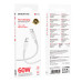 Кабель BOROFONE BX116 Certain 60W charging data cable C to C White Кабель BOROFONE BX116 Certain 60W charging data cable C to C White
