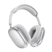 Бездротові накладні навушники HOCO W35 Air Triumph BT headset Silver Бездротові накладні навушники HOCO W35 Air Triumph BT headset Silver