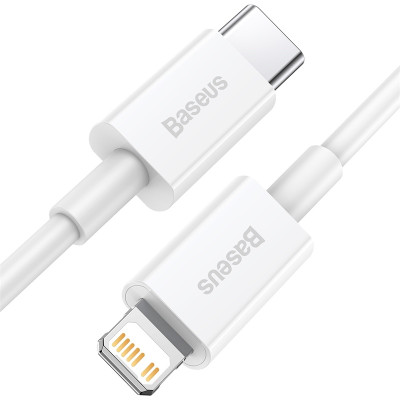 Кабель Baseus Superior Series Fast Charging Data Cable Type-C to iP PD 20W 1.5m White Кабель Baseus Superior Series Fast Charging Data Cable Type-C to iP PD 20W 1.5m White