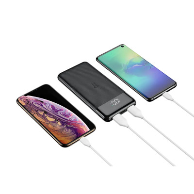 Зовнішній акумулятор VEGER 10000mAh 3.7V With LCD Display Зовнішній акумулятор VEGER 10000mAh 3.7V With LCD Display