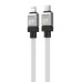 Кабель Baseus CoolPlay Series Fast Charging Cable Type-C to iP 20W 2m White Кабель Baseus CoolPlay Series Fast Charging Cable Type-C to iP 20W 2m White