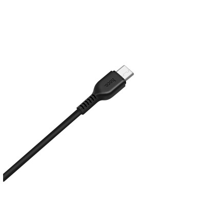 Кабель HOCO X20 USB to Type-C 3A, 2m, PVC, TPE connectors, Black Кабель HOCO X20 USB to Type-C 3A, 2m, PVC, TPE connectors, Black