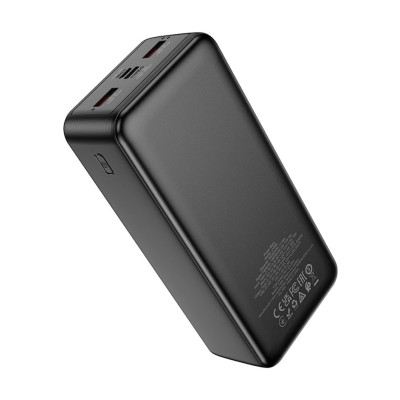 Зовнішній акумулятор HOCO J136B Sirui 22.5W+PD20W fully compatible power bank (30000mAh) Black