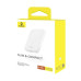 Зовнішній акумулятор Baseus Magnetic Mini Air Wireless Fast Charge Power Bank 6000mAh 20W Stellar White(With Simple Series Charging Cable Type-C to Зовнішній акумулятор Baseus Magnetic Mini Air Wireless Fast Charge Power Bank 6000mAh 20W Stellar White(With Simple Series Charging Cable Type-C to