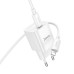 Мережевий зарядний пристрій з кабелем HOCO C146A Charm single port PD20W charger set (C to iP) (EU) White Мережевий зарядний пристрій з кабелем HOCO C146A Charm single port PD20W charger set (C to iP) (EU) White