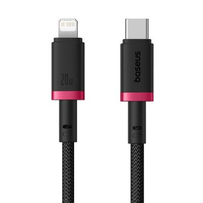 Кабель Baseus Dura Series Fast Charging Cable Type-C to iP 20W 2m Red+Black Кабель Baseus Dura Series Fast Charging Cable Type-C to iP 20W 2m Red+Black
