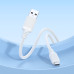 Кабель BOROFONE BX115 Lotto silicone charging data cable Micro White Кабель BOROFONE BX115 Lotto silicone charging data cable Micro White