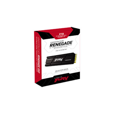 Накопичувач SSD M.2 Kingston FURY Renegade with Heatsink 2TB 2280 NVMe PCIe Gen 4.0 x4 3D TLC NAND
