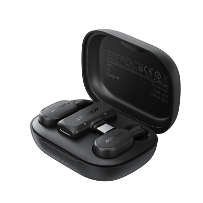 Бездротова мікрофонна система ACEFAST R4 dual-mic (Type-C) Black Бездротова мікрофонна система ACEFAST R4 dual-mic (Type-C) Black