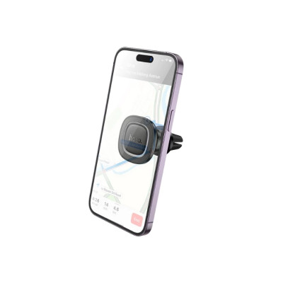 Автотримач для телефона HOCO H72 Crown magnetic car holder (air outlet) Black Metal Gray Автотримач для телефона HOCO H72 Crown magnetic car holder (air outlet) Black Metal Gray